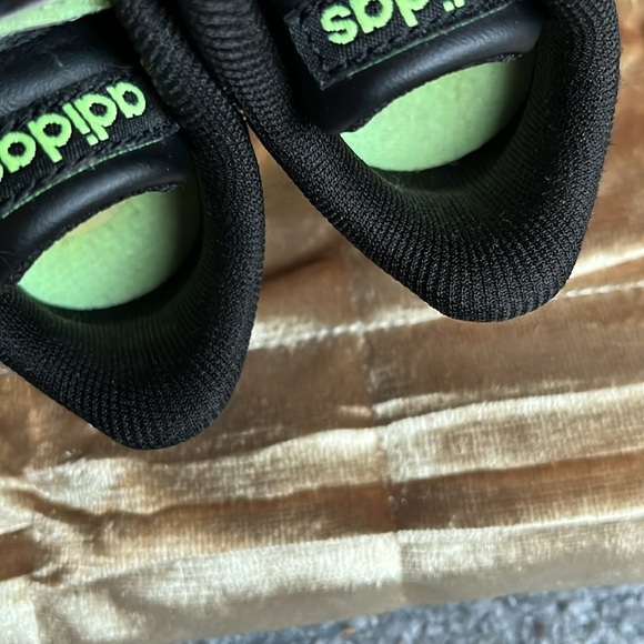 adidas Vl Court 2.0 Cmf Inf Black/Grey/Green Infant Shoes - Picture 8 of 8